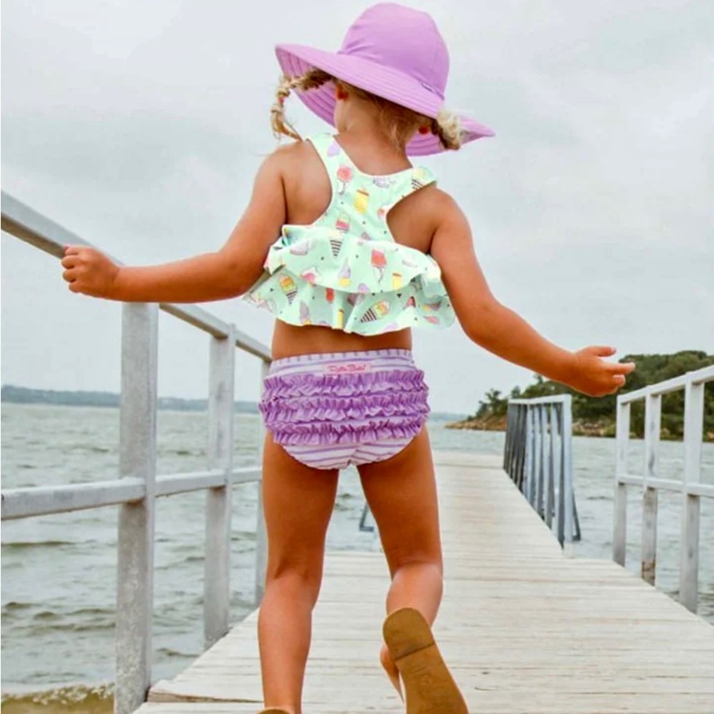 Ruffle Butts anything is possible ruffle bikini 6-12 months